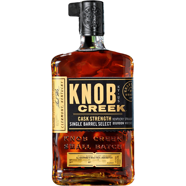 Picture of Knob Creek Eli Manning's Bold Pick 2026 Batch #1 Single Barrel Select Bourbon